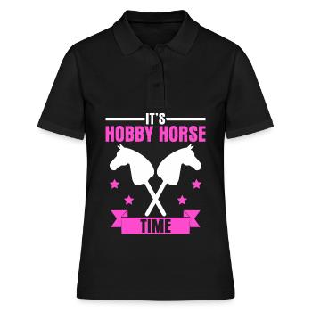 Hobby Cavalier Hobby Horsing - Polo Femme - noir - Devant - Ailine (174cm)