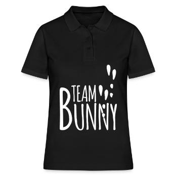 Lapin Lapin Lapin - Polo Femme - noir - Devant - Ailine (174cm)