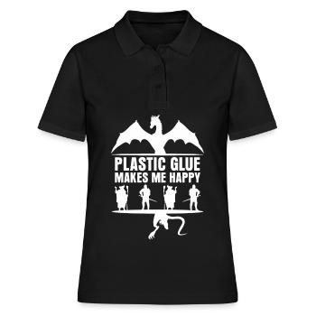 Modellbau Tabletop Modellbauer - Frauen Polo Shirt - Schwarz - Vorne - Ailine (174cm)