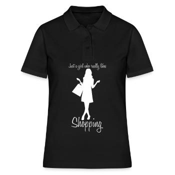Shopping Aller shopping - Polo Femme - noir - Devant - Ailine (174cm)