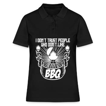 Grillades Bouilloire Grill Barbecue - Polo Femme - noir - Devant - Ailine (174cm)