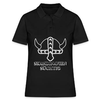 Vikings scandinaves - Polo Femme - noir - Devant - Ailine (174cm)