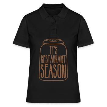 Restaurant Koch Kochen Kellner - Frauen Polo Shirt - Schwarz - Vorne - Ailine (174cm)