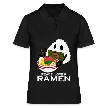 Nouilles ramen et soupe de nouilles de riz - Polo Femme - noir - Devant - Ailine (174cm)