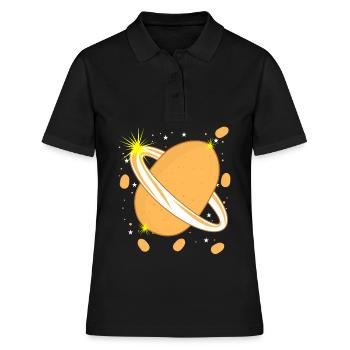 Pomme de terre dans l’espace Pommes de terre - Polo Femme - noir - Devant - Ailine (174cm)