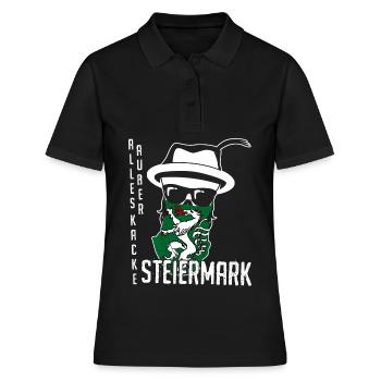 Steiermark Österreich - Frauen Polo Shirt - Schwarz - Vorne - Ailine (174cm)