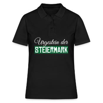 Steiermark - Frauen Polo Shirt - Schwarz - Vorne - Ailine (174cm)