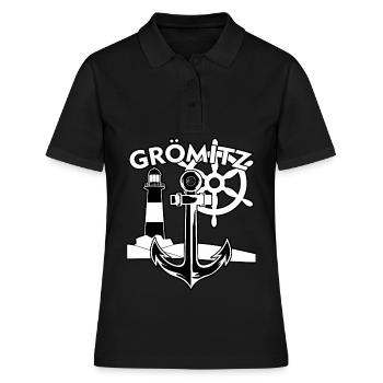 Grömitz Mer Baltique - Polo Femme - noir - Devant - Ailine (174cm)