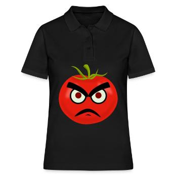 Tomates Tomate Grumpy - Polo Femme - noir - Devant - Ailine (174cm)