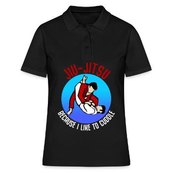 Jiu-Jitsu BJJ Brazilian Ju-Jitsu - Women's Polo Shirt - black - Front - Ailine (174cm)