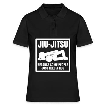 Brazilian Ju-Jitsu Jiu-Jitsu BJJ - Women's Polo Shirt - black - Front - Ailine (174cm)
