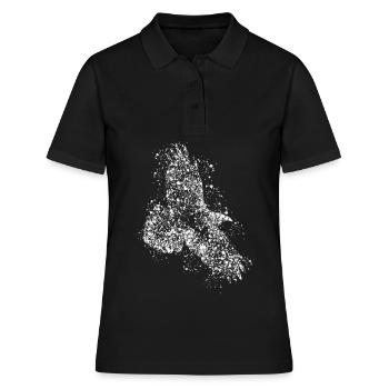 Corbeau Corbeaux Corbeaux Corbeau - Polo Femme - noir - Devant - Ailine (174cm)