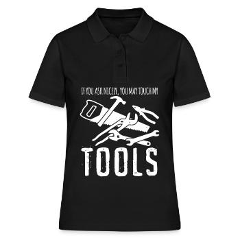 Tool Craftsman Tools - Women's Polo Shirt - black - Front - Ailine (174cm)