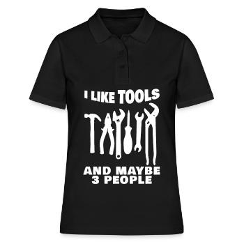 Artisan Outils Outil de bricolage - Polo Femme - noir - Devant - Ailine (174cm)