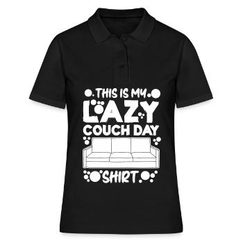 Lazy Couch Canapé de jour - Polo Femme - noir - Devant - Ailine (174cm)
