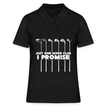 Club de golf Joueurs de golf Terrain de golf - Polo Femme - noir - Devant - Ailine (174cm)