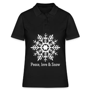 Flocon de neige Flocons de neige Neige - Polo Femme - noir - Devant - Ailine (174cm)