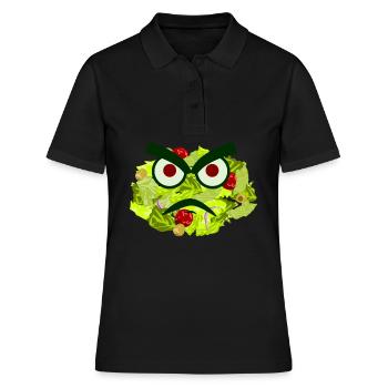 Salade Salades Vegan - Polo Femme - noir - Devant - Ailine (174cm)