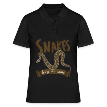 Serpent Serpents - Polo Femme - noir - Devant - Ailine (174cm)