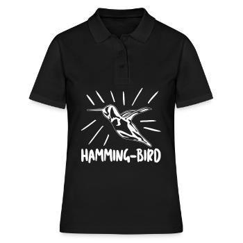 Colibri Bacon Jambon Colibris Colibris - Polo Femme - noir - Devant - Ailine (174cm)