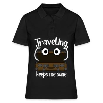Valise Bagages Valises Tavelling - Polo Femme - noir - Devant - Ailine (174cm)