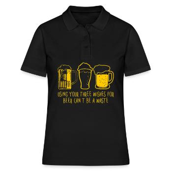 Brasserie artisanale Brasserie à domicile - Polo Femme - noir - Devant - Ailine (174cm)