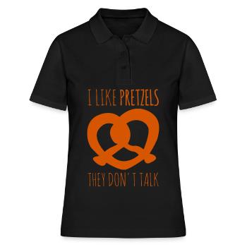 Bretzel Bretzels Bavière - Polo Femme - noir - Devant - Ailine (174cm)