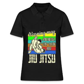Ju-Jitsu Jujutsu Jiu-Jitsu - Women's Polo Shirt - black - Front - Ailine (174cm)