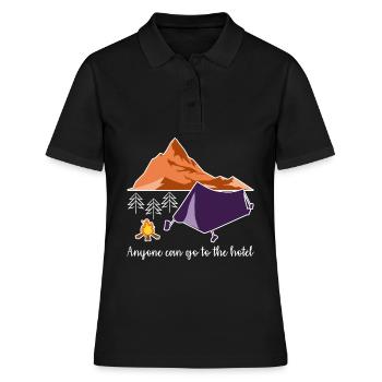 Tentes de camping Tente d’extérieur - Polo Femme - noir - Devant - Ailine (174cm)