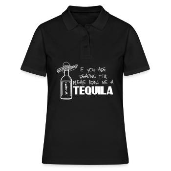 Tequila Tequilas Mexique - Polo Femme - noir - Devant - Ailine (174cm)