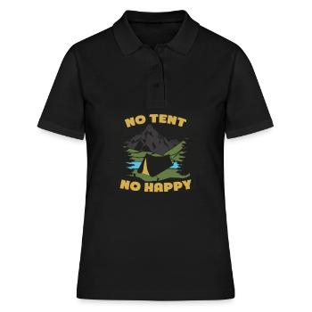 Tentes de camping Tente extérieure - Polo Femme - noir - Devant - Ailine (174cm)