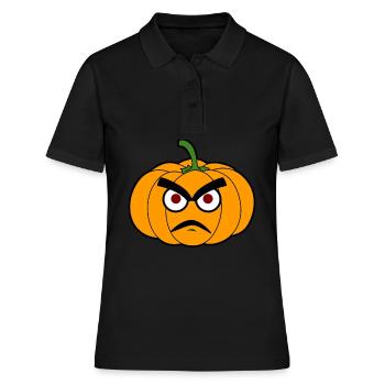 Citrouilles - Polo Femme - noir - Devant - Ailine (174cm)