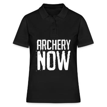 Compound Bow Archery Recurve Bow - Frauen Polo Shirt - Schwarz - Vorne - Ailine (174cm)