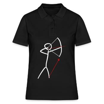 Archery Compound Bow Recurve Bow - Frauen Polo Shirt - Schwarz - Vorne - Ailine (174cm)