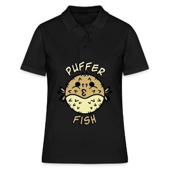 Poisson-globe Poisson-globe - Polo Femme - noir - Devant - Ailine (174cm)
