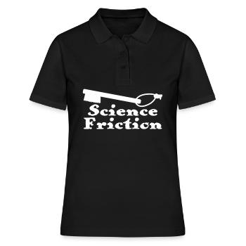 Bouldering Chalk Climbing Boulder - Women's Polo Shirt - black - Front - Ailine (174cm)