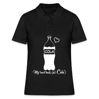 Cola Bottle Lemonade Softdrinks - Frauen Polo Shirt - Schwarz - Vorne - Ailine (174cm)