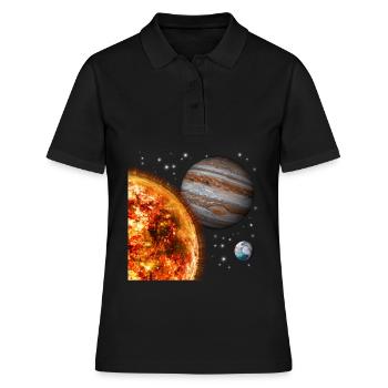 espace - Polo Femme - noir - Devant - Ailine (174cm)
