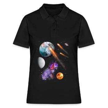 Univers - Polo Femme - noir - Devant - Ailine (174cm)