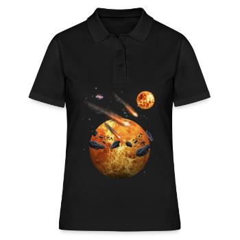 espace - Polo Femme - noir - Devant - Ailine (174cm)
