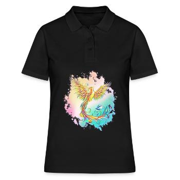 Phoenix - Women's Polo Shirt - black - Front - Ailine (174cm)