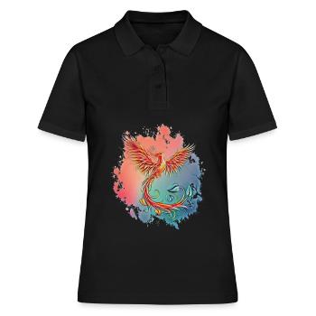 Phoenix - Women's Polo Shirt - black - Front - Ailine (174cm)
