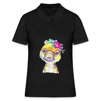 Bec d’abel - Polo Femme - noir - Devant - Ailine (174cm)