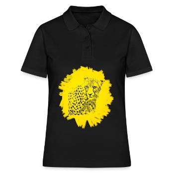 Gepard - Frauen Polo Shirt - Schwarz - Vorne - Ailine (174cm)