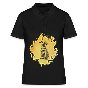 Dalmatian - Women's Polo Shirt - black - Front - Ailine (174cm)
