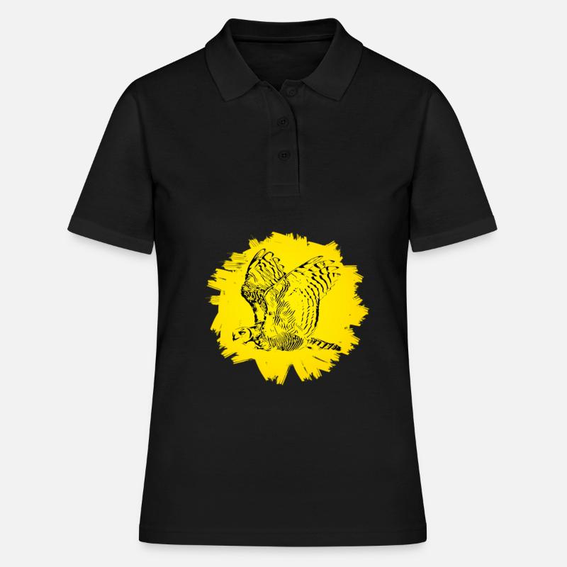 Owl - Women's Polo Shirt - black