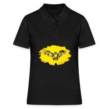 Chauve-souris - Polo Femme - noir - Devant - Ailine (174cm)