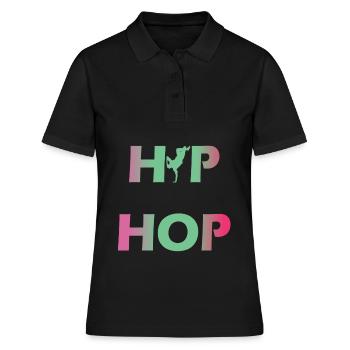 Hip hop - Polo Femme - noir - Devant - Ailine (174cm)