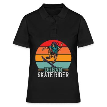 Skate Rider Urban - Polo Femme - noir - Devant - Ailine (174cm)