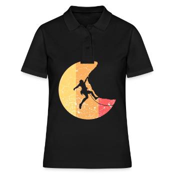 Escalade des sommets d'alpinisme - Polo Femme - noir - Devant - Ailine (174cm)